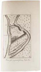 Ruinen eines alten Forts in Tennessee, aus einem Atlas der Vereinigten Staaten, 1824